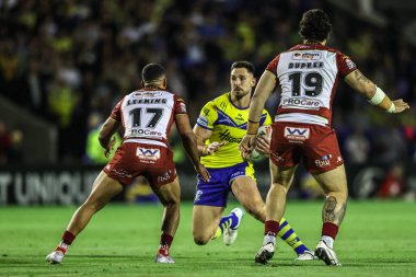 Warrington Wolves 'tan Ryan Matterson, 21. Betfred Süper Ligi karşılaşmasında Wigan Warriors' a karşı Halliwell Jones Stadyumu, Warrington, İngiltere, 8 Ağustos 2025