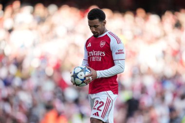 Arsenal 'den Ethan Nwaneri, 9 Ağustos 2025' te Birleşik Krallık 'ın Emirates Stadyumu' nda oynanan Arsenal - Athletic Bilbao maçında
