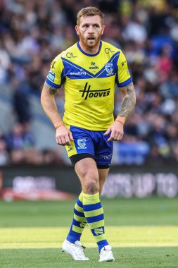 Warrington Wolves 'tan Marc Sneyd 21. Betfred Süper Ligi karşılaşmasında Warrington Wolves Wigan Warriors' a karşı Halliwell Jones Stadyumu, Warrington, Birleşik Krallık, 8 Ağustos 2025