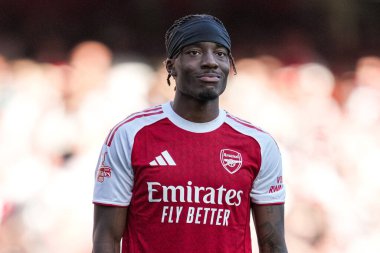 Arsenal 'den Noni Madueke, 9 Ağustos 2025' te İngiltere 'nin Emirates Stadyumu' nda Arsenal ve Athletic Bilbao arasında oynanan sezon öncesi dostluk maçı sırasında