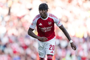 Arsenal 'den Noni Madueke, 9 Ağustos 2025' te İngiltere 'nin Emirates Stadyumu' nda Arsenal ve Athletic Bilbao arasında oynanan sezon öncesi dostluk maçı sırasında
