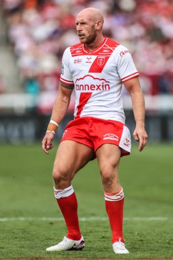 Hull KR 'dan Dean Hadley 21. Betfred Süper Ligi karşılaşmasında Hull KR Castleford Tigers' a karşı 9 Ağustos 2025 'te Kingston' da, Craven Park, Hull, İngiltere 'de oynanan karşılaşmada
