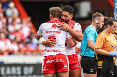 Hull KR 'dan Jez Litten, 9 Ağustos 2025' te İngiltere 'nin Hull kenti Kingston' da oynanan Sewell Group Craven Park 'ta oynanan 21.