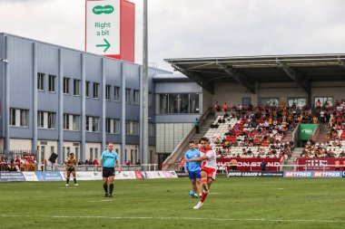Hull KR 'dan Arthur Mourgue, 9 Ağustos 2025' te İngiltere 'nin Hull kentinde oynanan Sewell Group Craven Park' ta oynanan 21.
