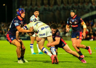 Wakefield Trinity takımından Lachlan Walmsley, Wakefield Stadyumu, Wakefield, Birleşik Krallık 'ta oynanan 21.