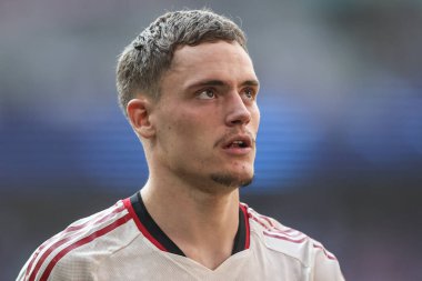 Liverpool 'dan Florian Wirtz, 10 Ağustos 2025' te Londra, Wembley Stadyumu 'nda oynanan FA Community Shield maçı sırasında Crystal Palace' a karşı Liverpool maçında...