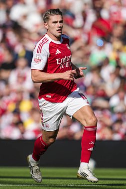 Arsenal Viktor Gyokeres sezon öncesi dostluk maçı sırasında Arsenal, Emirates Stadyumu 'nda Athletic Bilbao' ya karşı, 9 Ağustos 2025