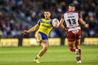 Warrington Wolves 'dan Danny Walker, 21. Betfred Süper Ligi karşılaşmasında Wigan Warriors' a karşı Halliwell Jones Stadyumu, Warrington, İngiltere, 8 Ağustos 2025