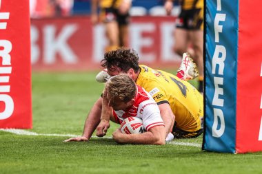 Hull KR 'dan Jez Litten, 9 Ağustos 2025' te İngiltere 'nin Hull kenti Kingston' da oynanan Sewell Group Craven Park 'ta oynanan 21.