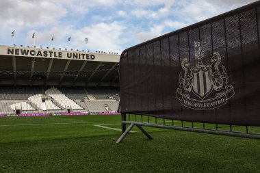 St. James Park 'ın, sezon öncesi dost canlısı Newcastle United ile Espanyol' un 8 Ağustos 2025 'te St. James' s Park, Newcastle 'da karşı karşıya geldiği genel bir manzarası.