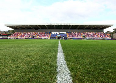 DIY Kitchens Stadyumu 'nun Betfred Süper Ligi 21. Maçı sırasında Wakefield Trinity' nin St Helens 'e karşı oynadığı DIY Kitchens Stadyumu, Wakefield, İngiltere, 8 Ağustos 2025