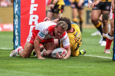 Hull KR 'dan Jez Litten, 9 Ağustos 2025' te İngiltere 'nin Hull kenti Kingston' da oynanan Sewell Group Craven Park 'ta oynanan 21.