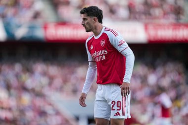 Arsenal 'den Kai Havertz, 9 Ağustos 2025' te Birleşik Krallık 'ın Emirates Stadyumu' nda oynanan Arsenal - Athletic Bilbao maçında