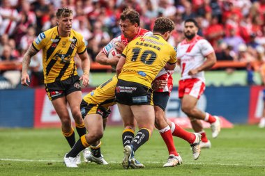 Hull KR 'dan Jai Whitbread, 9 Ağustos 2025' te İngiltere 'nin Hull kentinde oynanan Sewell Group Craven Park' ta oynanan 21.