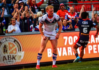 Wakefield Trinity takımından Lachlan Walmsley, Wakefield Stadyumu, Wakefield, Birleşik Krallık 'ta oynanan 21.