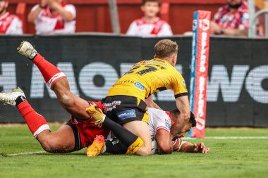 Hull KR 'dan Rhyse Martin, 9 Ağustos 2025' te İngiltere 'nin Hull kenti Kingston' da oynanan Sewell Group Craven Park 'ta oynanan 21.