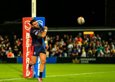 St. Helens takımından Kyle Feldt, 8 Ağustos 2025 'te Wakefield Stadyumu, Wakefield, Birleşik Krallık' ta oynanan 21.