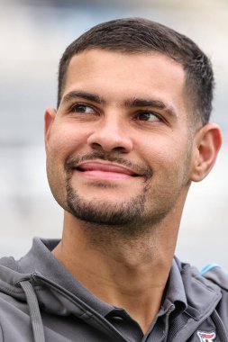 Newcastle Untie 'den Bruno Guimaraes, sezon öncesi dost canlısı Newcastle United' ın Espanyol 'a karşı 8 Ağustos 2025' te St. James 's Park, Newcastle' a geldi.