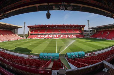 Oakwell 'in, 13 Ağustos 2025' te Oakwell, Barnsley, İngiltere 'de oynanan Carabao Kupası karşılaşması öncesinde Fleetwood Town' a karşı genel bir görüntüsü