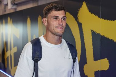 Warrington Wolves 'tan Sam Stone, 22. Betfred Süper Lig karşılaşmasında Warrington Wolves, Catalans Dragons' a karşı Halliwell Jones Stadyumu, Warrington, Birleşik Krallık, 14 Ağustos 2025