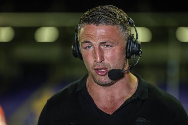 Sam Burgess Warrington Wolves 'un baş antrenörü 14 Ağustos 2025' te Warrington, Warrington 'daki Halliwell Jones Stadyumu' nda oynanan 22.