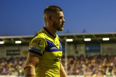 Warrington Wolves 'dan Danny Walker, 22. Betfred Süper Lig karşılaşmasında Warrington Wolves, Catalans Dragons' a karşı Halliwell Jones Stadyumu, Warrington, Birleşik Krallık, 14 Ağustos 2025