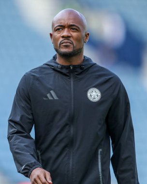 Leicester City 'den Jordan Ayew, 16 Ağustos 2025' te İngiltere 'nin Deepdale kentinde oynanan Preston North End - Leicester City maçında stadyuma geldi.