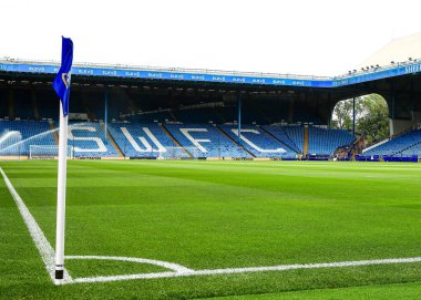 Hillsborough Stadyumu 'nun 16 Ağustos 2025' te Sheffield Çarşamba günü Stoke City 'ye karşı oynanan Sky Bet Şampiyonası maçındaki genel görüntüsü.