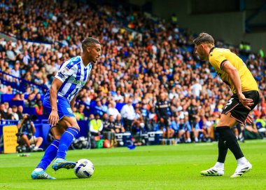 Sheffield 'li Yan Valery, Çarşamba günü Sheffield Çarşamba günü İngiltere' nin Hillsborough kentindeki Stoke City maçında eylemde.