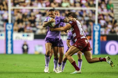 Hull KR 'dan Elliot Minchella, 15 Ağustos 2025' te İngiltere 'nin Wigan kentinde oynanan The Brick Community Stadyumu' nda 22.