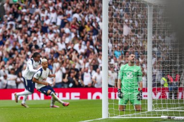 Tottenham Hotspur 'dan Richarlison Premier Lig maçında Tottenham Hotspur' a karşı Burnley maçında 2-0 berabere kaldı. Tottenham Hotspur Stadyumu, Londra, İngiltere, 16 Ağustos 2025