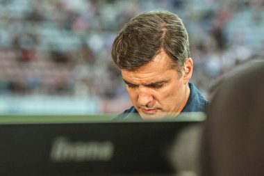 Brian Carney, Betfred Süper Lig 'in 22. Maçı sırasında Wigan Warriors, Hull KR' a karşı The Brick Community Stadyumu, Wigan, Birleşik Krallık 'ta 15 Ağustos 2025