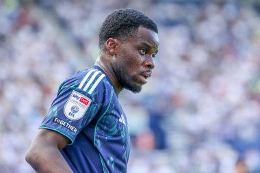 Leicester City 'den Stephy Mavididi Gökyüzü İddia Şampiyonası' nda Preston North End Leicester City 'ye karşı Deepdale, Preston, İngiltere, 16 Ağustos 2025