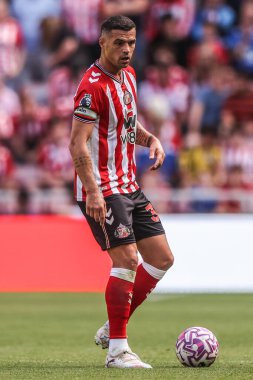 Premier Lig maçı sırasında Sunderland - West Ham United Stadyumu, Sunderland, İngiltere, 16 Ağustos 2025