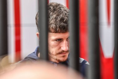 Sunderland 'dan Trai Hume, 16 Ağustos 2025' te İngiltere 'nin Sunderland-West Ham United stadyumunda oynanan Premier League maçı sırasında geldi.