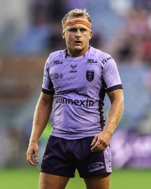 Hull KR takımından Jez Litten, 15 Ağustos 2025 'te İngiltere' nin Wigan kentindeki Brick Community Stadyumu 'nda oynanan 22.