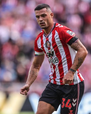 Premier Lig maçı sırasında Sunderland - West Ham United Stadyumu, Sunderland, İngiltere, 16 Ağustos 2025