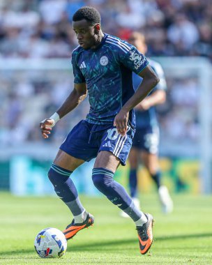 Leicester City 'den Stephy Mavididi Gökyüzü İddia Şampiyonası' nda topu ayaklarının dibine aldı Preston North End - Leicester City Deepdale, Preston, İngiltere, 16 Ağustos 2025