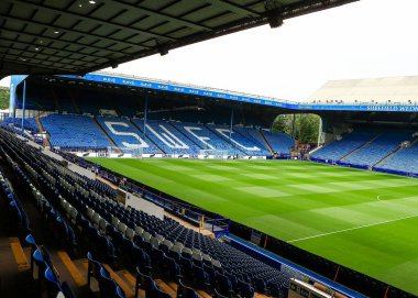 Hillsborough Stadyumu 'nun 16 Ağustos 2025' te Sheffield Çarşamba günü Stoke City 'ye karşı oynanan Sky Bet Şampiyonası maçındaki genel görüntüsü.