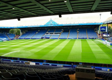 Hillsborough Stadyumu 'nun 16 Ağustos 2025' te Sheffield Çarşamba günü Stoke City 'ye karşı oynanan Sky Bet Şampiyonası maçındaki genel görüntüsü.