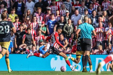 Sunderland 'dan Wilson Isidor Premier League maçında 3-0 berabere kaldı. Sunderland, West Ham United' a karşı Stadyum Of Light, Sunderland, İngiltere, 16 Ağustos 2025