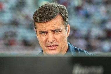 Brian Carney, Betfred Süper Lig 'in 22. Maçı sırasında Wigan Warriors, Hull KR' a karşı The Brick Community Stadyumu, Wigan, Birleşik Krallık 'ta 15 Ağustos 2025