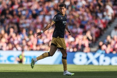 Sunderland 'dan Daniel Ballard Premier League maçı sırasında Sunderland - West Ham United Stadyumu, Sunderland, İngiltere, 16 Ağustos 2025