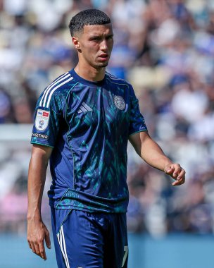 Leicester City 'den Bilal El Khannouss Gökyüzü İddia Şampiyonası' nda Preston North End Leicester City 'ye karşı Deepdale, Preston, İngiltere, 16 Ağustos 2025