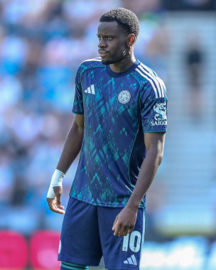Leicester City 'den Stephy Mavididi Gökyüzü İddia Şampiyonası' nda Preston North End Leicester City 'ye karşı Deepdale, Preston, İngiltere, 16 Ağustos 2025