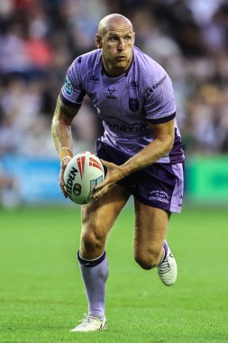 Hull KR 'dan Dean Hadley Betfred Süper Lig 22. Maç Wigan Warriors vs Hull KR' a karşı The Brick Community Stadyumu, Wigan, Birleşik Krallık, 15 Ağustos 2025
