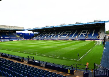 Hillsborough Stadyumu 'nun 16 Ağustos 2025' te Sheffield Çarşamba günü Stoke City 'ye karşı oynanan Sky Bet Şampiyonası maçındaki genel görüntüsü.