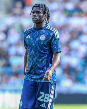 Leicester City 'den Jeremy Monga Gökyüzü İddia Şampiyonası' nda Preston North End Leicester City 'ye karşı Deepdale, Preston, İngiltere, 16 Ağustos 2025