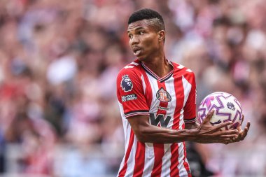 Premier Lig maçı sırasında Sunderland - West Ham United Stadyumu, Sunderland, İngiltere, 16 Ağustos 2025