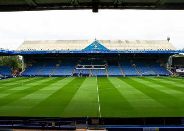 Hillsborough Stadyumu 'nun 16 Ağustos 2025' te Sheffield Çarşamba günü Stoke City 'ye karşı oynanan Sky Bet Şampiyonası maçındaki genel görüntüsü.
